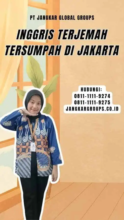 Inggris Terjemah Tersumpah di Jakarta