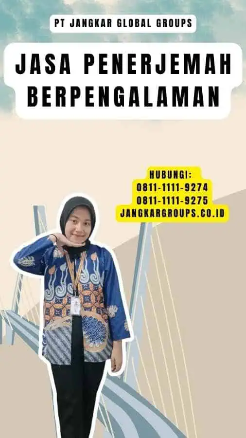 Jasa Penerjemah Berpengalaman