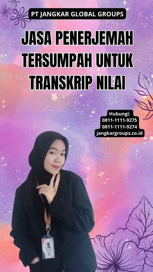 Jasa Penerjemah Tersumpah Untuk Transkrip Nilai