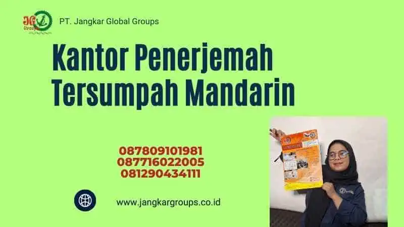 Kantor Penerjemah Tersumpah Mandarin