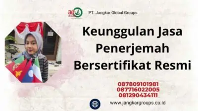 Keunggulan Jasa Penerjemah Bersertifikat Resmi