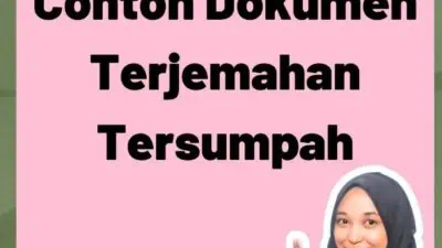 Layanan Penerjemah : Contoh Dokumen Terjemahan Tersumpah