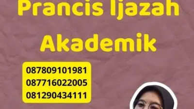 Layanan Penerjemah Prancis Ijazah Akademik