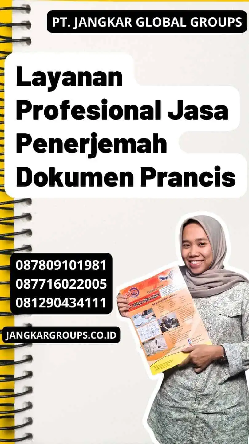 Layanan Profesional Jasa Penerjemah Dokumen Prancis