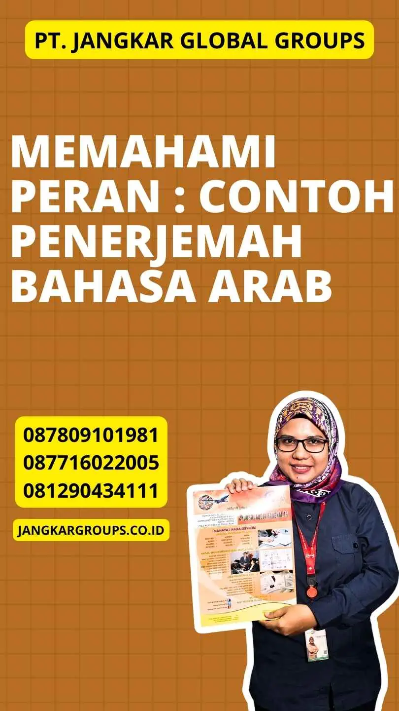 Memahami Peran : Contoh Penerjemah Bahasa Arab