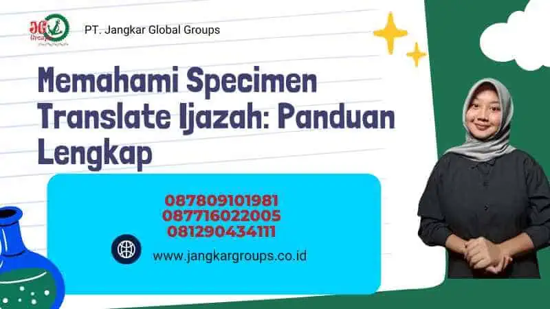 Memahami Specimen Translate Ijazah: Panduan Lengkap