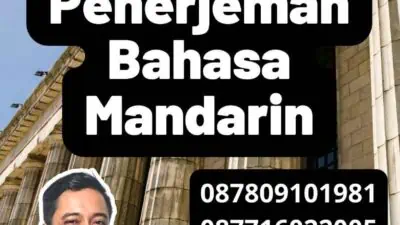 Mengenal Agent Penerjemah Bahasa Mandarin