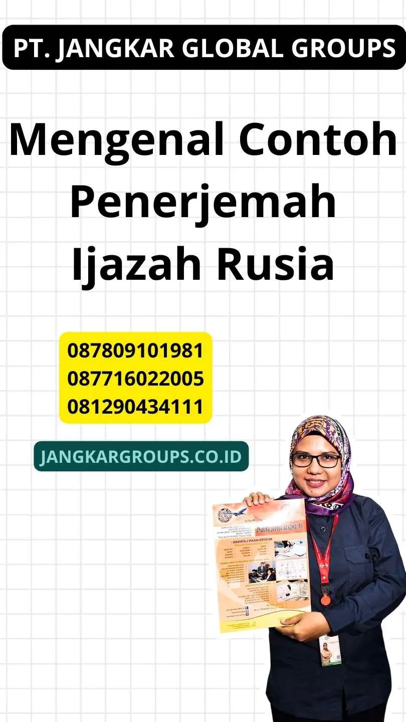 Mengenal Contoh Penerjemah Ijazah Rusia