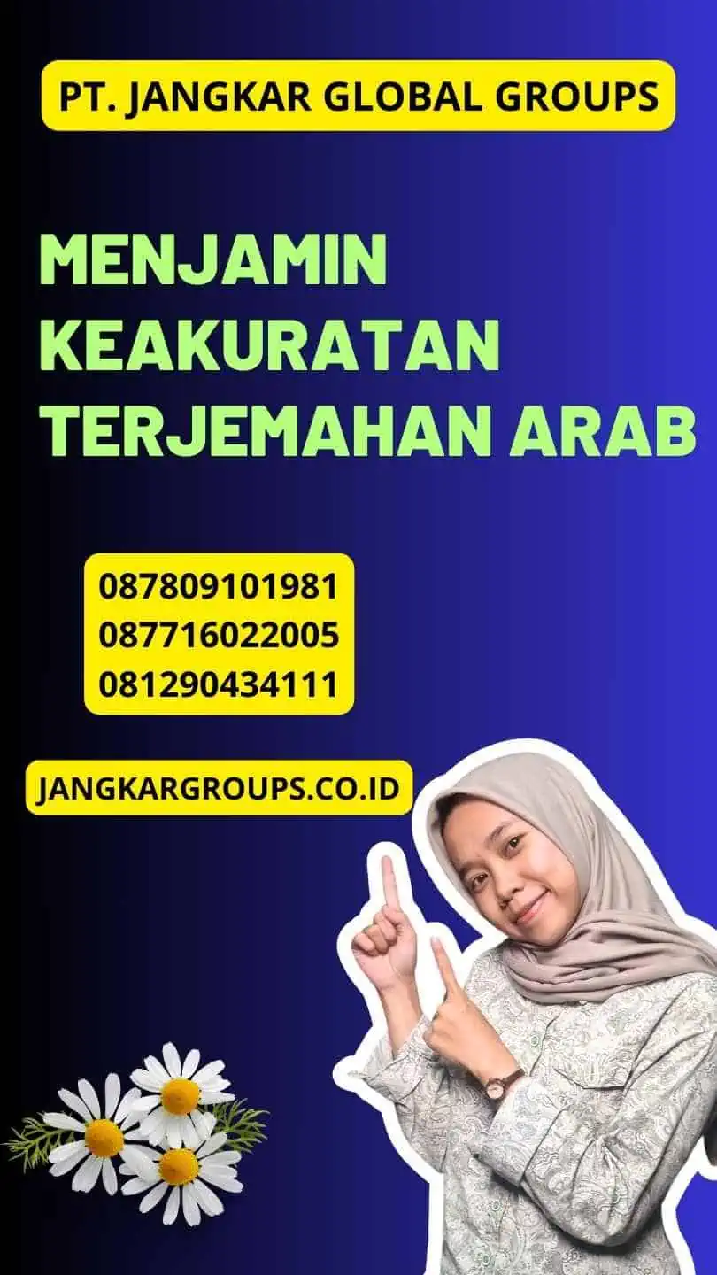 Menjamin Keakuratan Terjemahan Arab