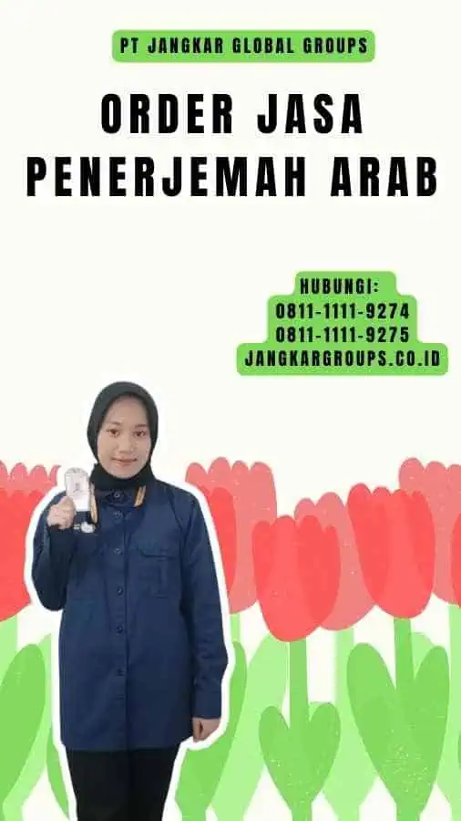 Order Jasa Penerjemah Arab