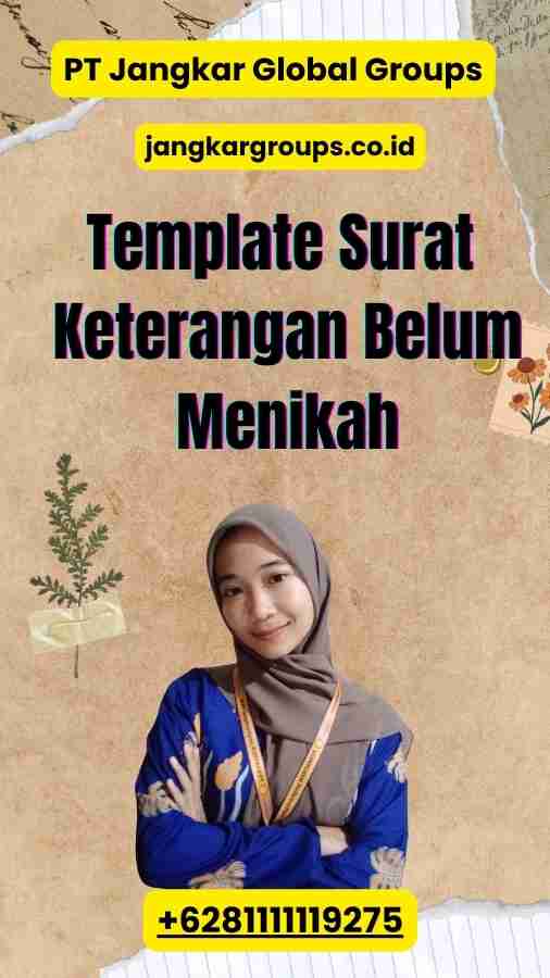 Template Surat Keterangan Belum Menikah