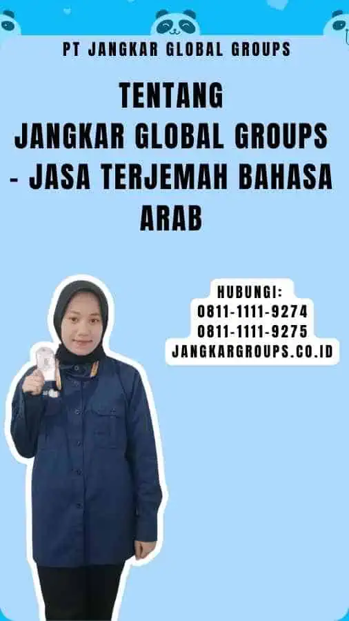 Tentang Jangkar Global Groups - Jasa Terjemah Bahasa Arab