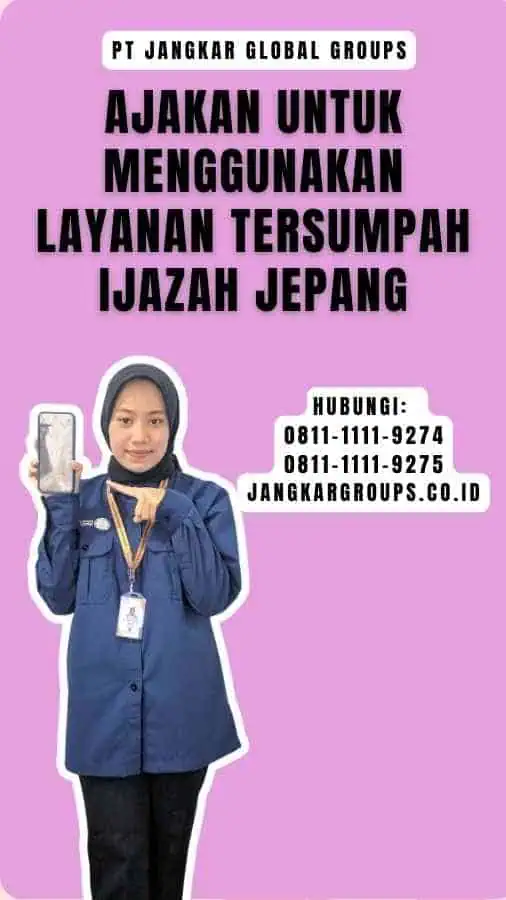 Ajakan untuk Menggunakan Layanan Tersumpah Ijazah Jepang