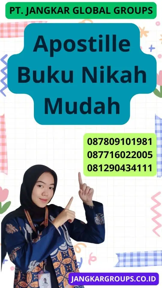 Apostille Buku Nikah Mudah