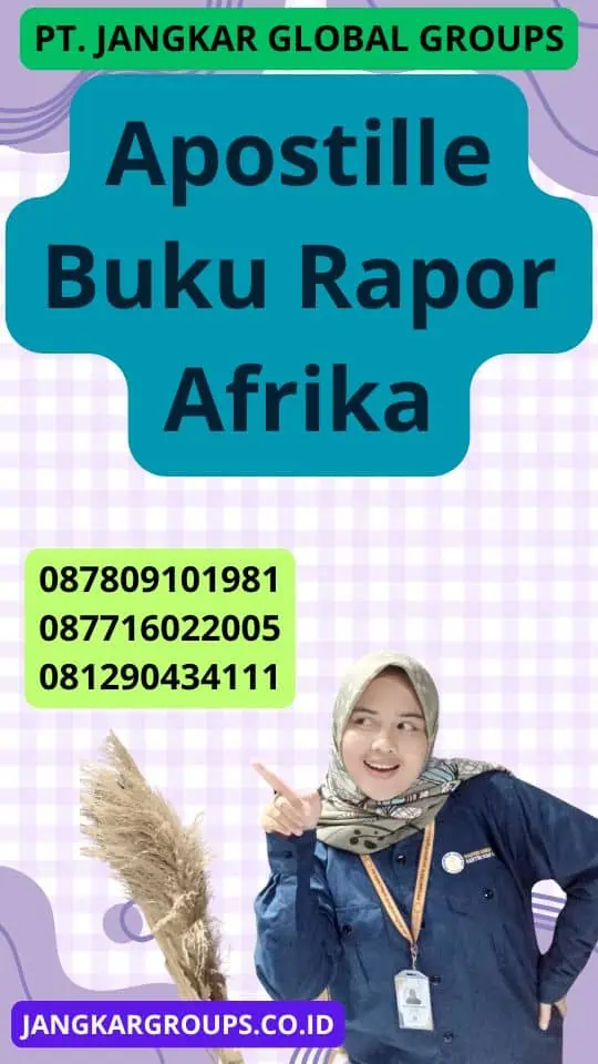 Apostille Buku Rapor Afrika