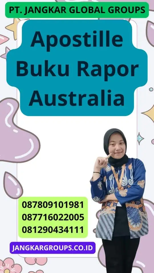 Apostille Buku Rapor Australia