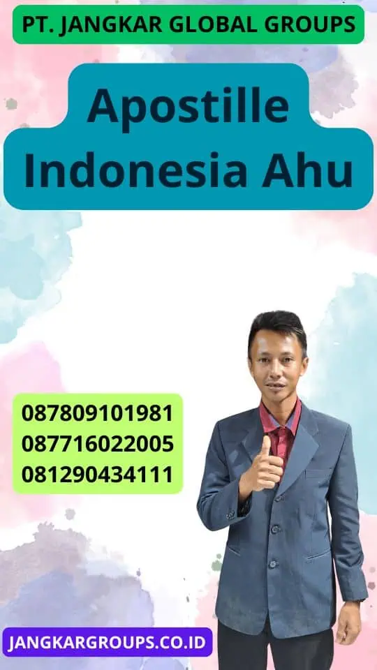 Apostille Indonesia Ahu