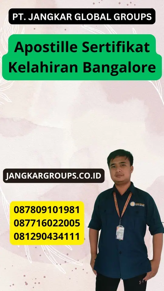 Apostille Sertifikat Kelahiran Bangalore