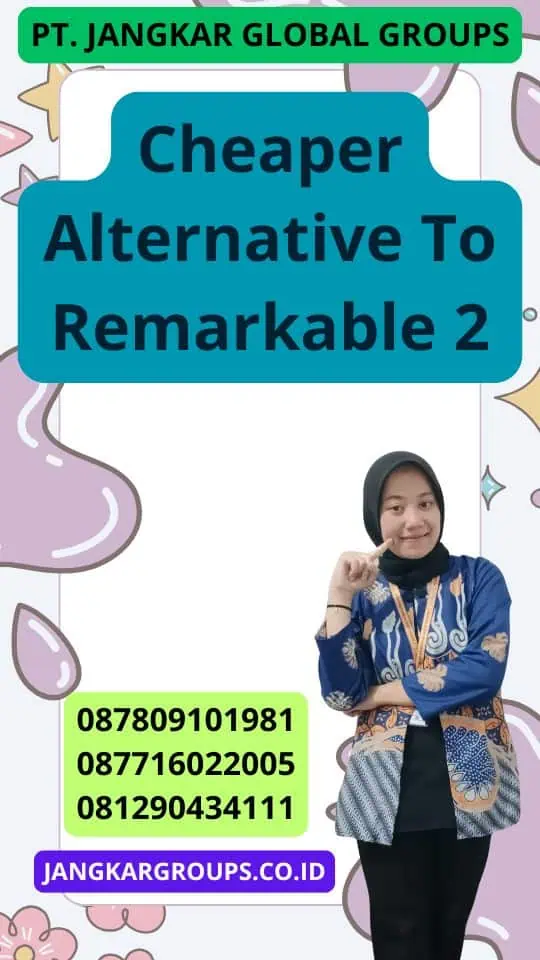 Cheaper Alternative To Remarkable 2