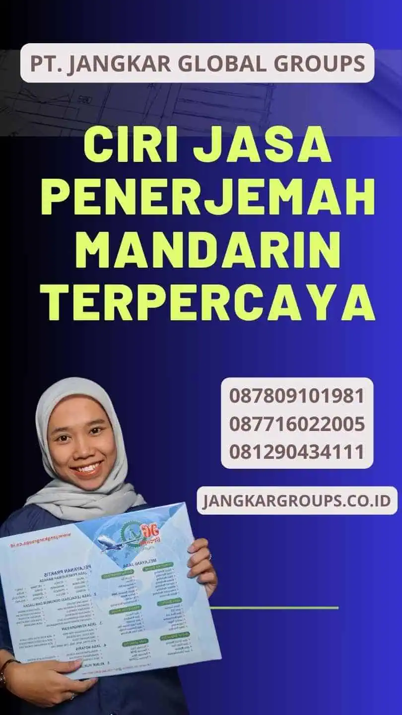 Ciri Jasa Penerjemah Mandarin Terpercaya