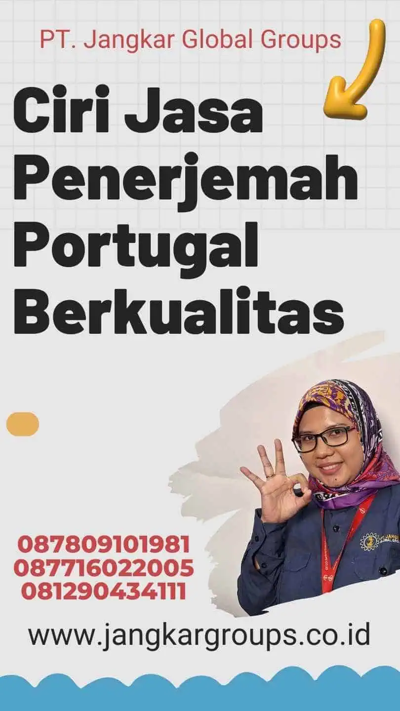 Ciri Jasa Penerjemah Portugal Berkualitas