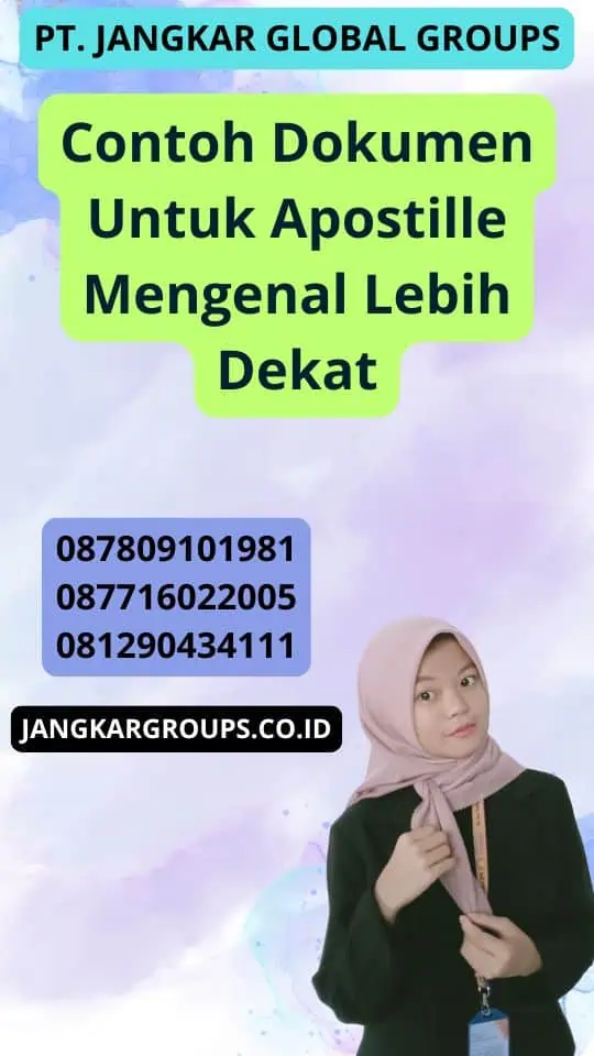 Contoh Dokumen Untuk Apostille Mengenal Lebih Dekat