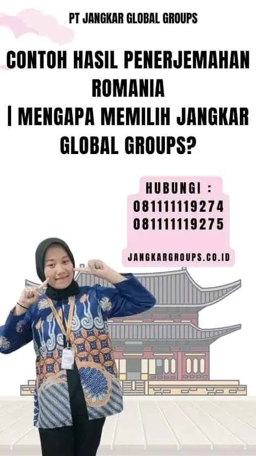 Contoh Hasil Penerjemahan Romania Mengapa Memilih Jangkar Global Groups