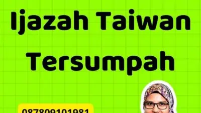 Contoh Penerjemah Ijazah Taiwan Tersumpah