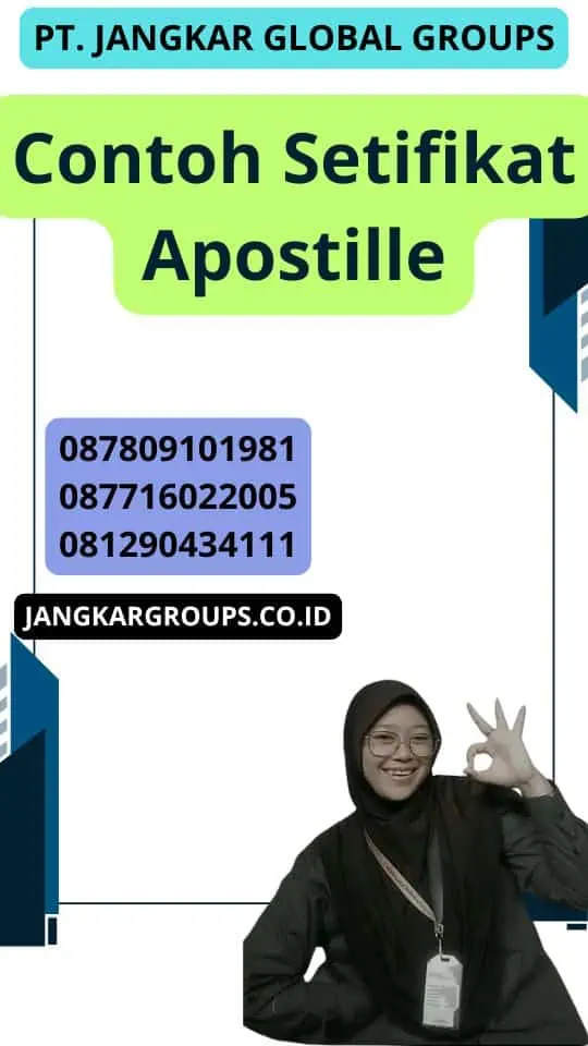 Contoh Setifikat Apostille