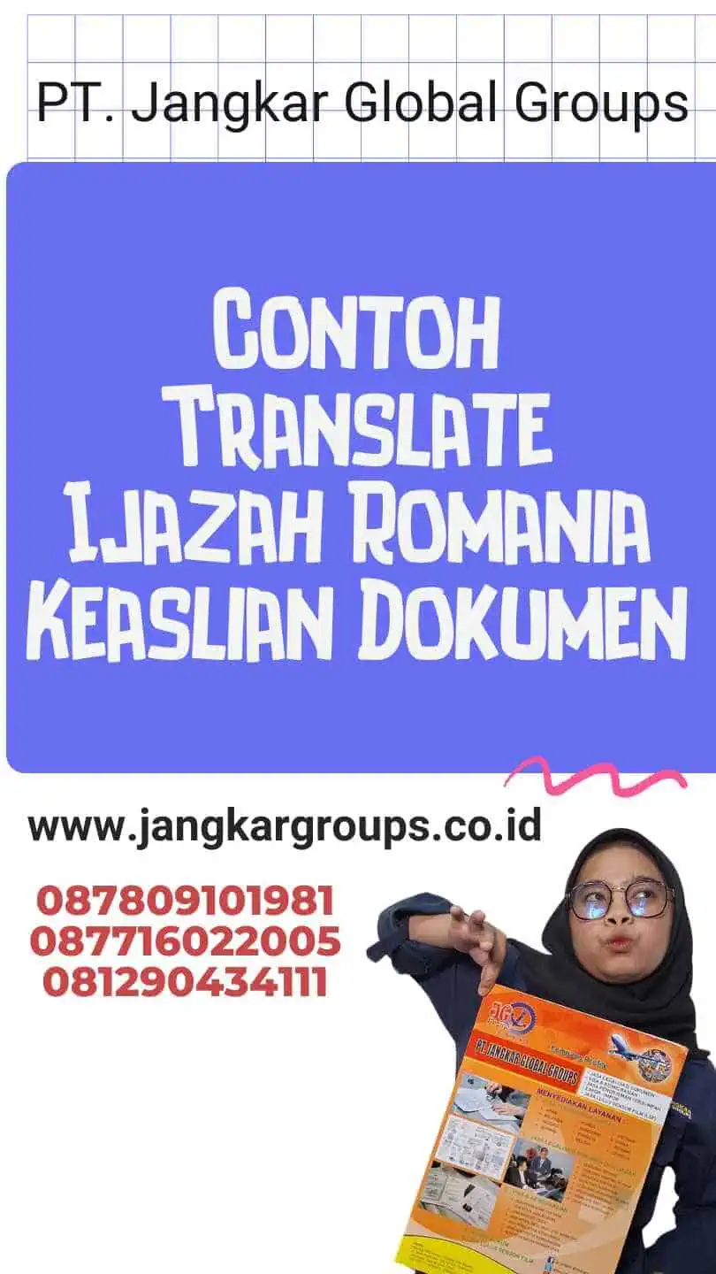 Contoh Translate Ijazah Romania Keaslian Dokumen