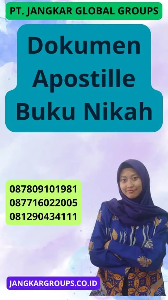 Dokumen Apostille Buku Nikah