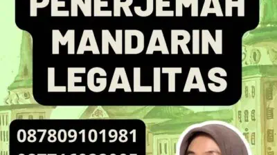 Dokumen Hasil Penerjemah Mandarin Legalitas