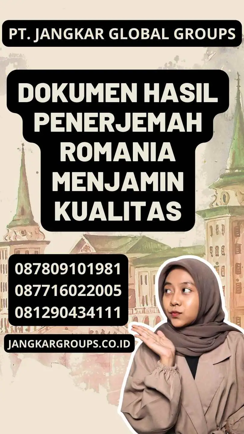 Dokumen Hasil Penerjemah Romania Menjamin Kualitas