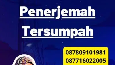 Dokumen Hasil Terjemah Jerman Penerjemah Tersumpah