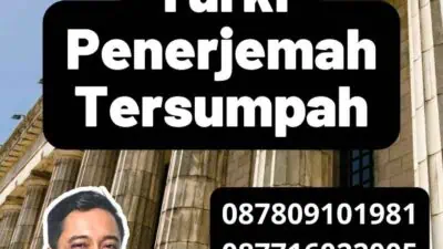 Dokumen Hasil Terjemah Turki Penerjemah Tersumpah