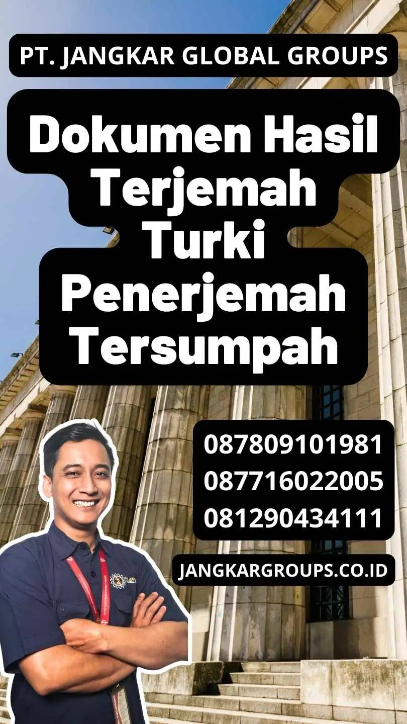 Dokumen Hasil Terjemah Turki Penerjemah Tersumpah