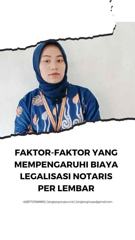 Faktor-faktor yang Mempengaruhi Biaya Legalisasi Notaris Per Lembar