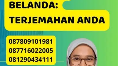 Harga Penerjemah Tersumpah Belanda: Terjemahan Anda