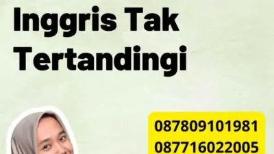 Hasil Penerjemah Tersumpah Inggris Tak Tertandingi