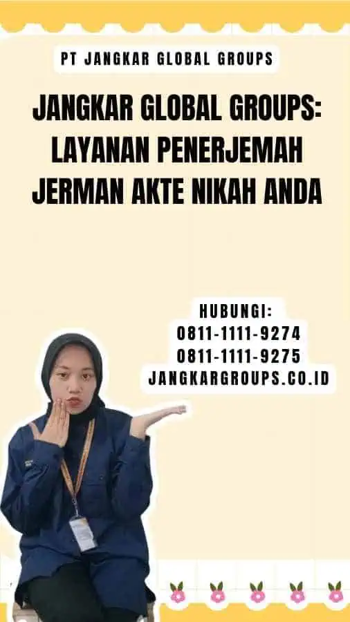 Jangkar Global Groups Layanan Penerjemah Jerman Akte Nikah Anda