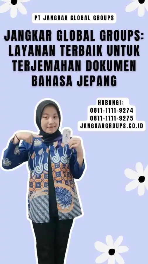 Jangkar Global Groups Layanan Terbaik untuk Terjemahan Dokumen Bahasa Jepang