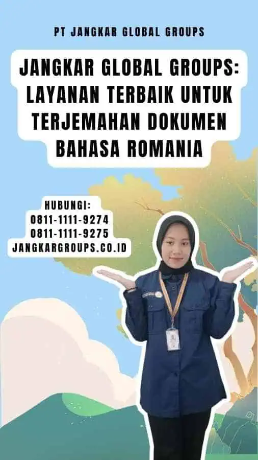 Jangkar Global Groups Layanan Terbaik untuk Terjemahan Dokumen Bahasa Romania