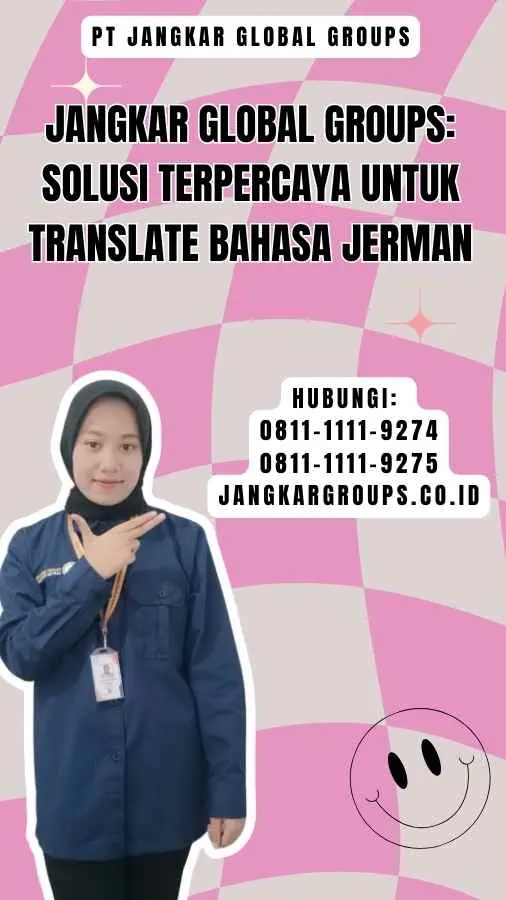 Jangkar Global Groups Solusi Terpercaya untuk Translate Bahasa Jerman