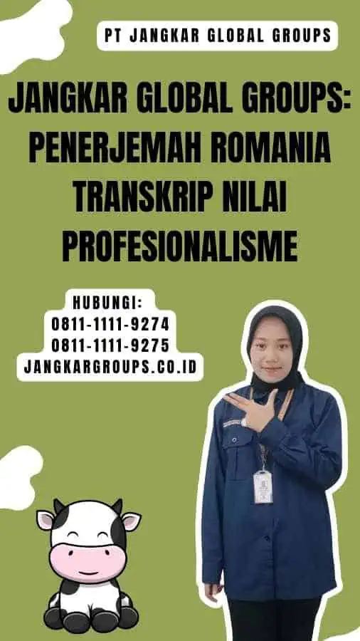 Jangkar Global Groups penerjemah romania transkrip nilai Profesionalisme