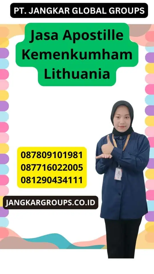 Jasa Apostille Kemenkumham Lithuania