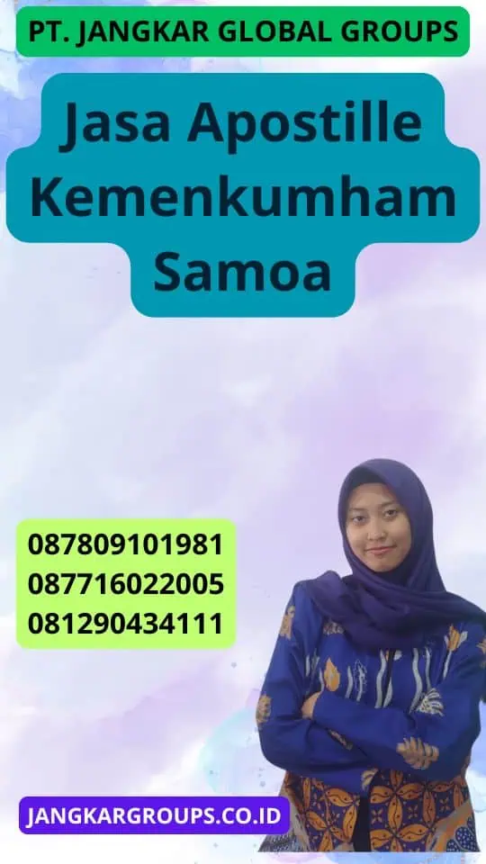 Jasa Apostille Kemenkumham Samoa