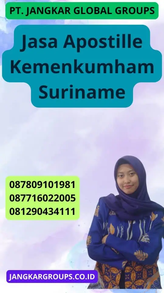 Jasa Apostille Kemenkumham Suriname