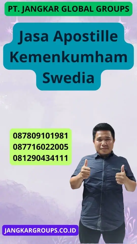 Jasa Apostille Kemenkumham Swedia