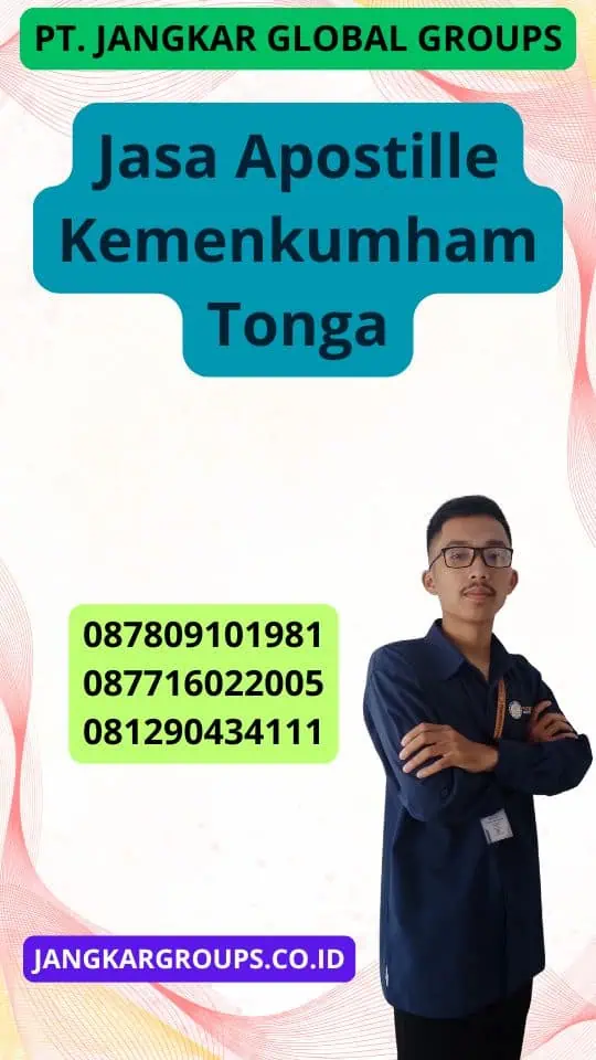 Jasa Apostille Kemenkumham Tonga