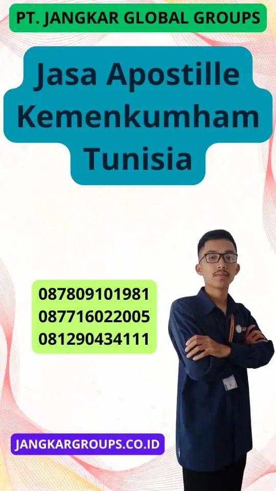 Jasa Apostille Kemenkumham Tunisia